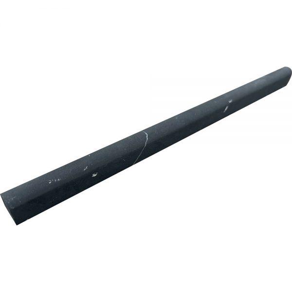 Black Swan Honed Marble Pencil Moulding