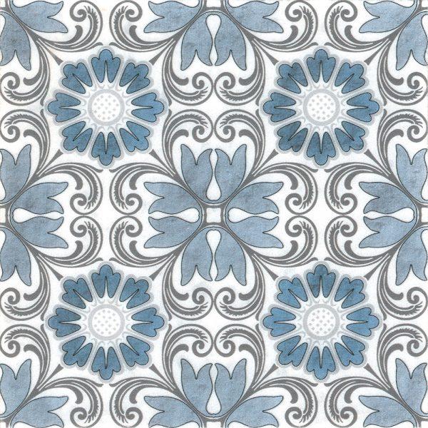 PNM-04 Polished Marble Painted Tile 8"x8"