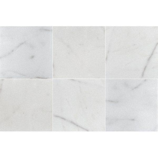 Ibiza White Polished Marble Tile 24"x24"