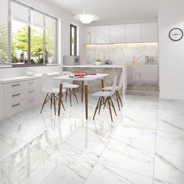 Calacatta White Gold 2.0 Porcelain Tile 24"x48"