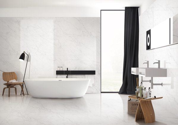 Carrara Classic Porcelain Tile 24"x48"